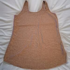 NoBo No Boundaries NB Scoop Tank Top Shirt Spaghetti Strap XL Space Gray